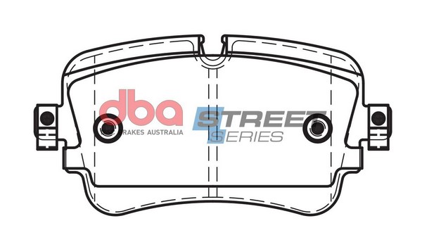 DBA Australia Raceing-piduriklotsi komplekt DB15031XP