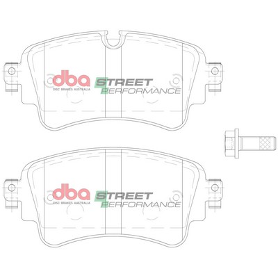 DBA Australia Raceing-piduriklotsi komplekt DB15032XP