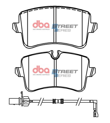 DBA Australia Raceing-piduriklotsi komplekt DB15101XP