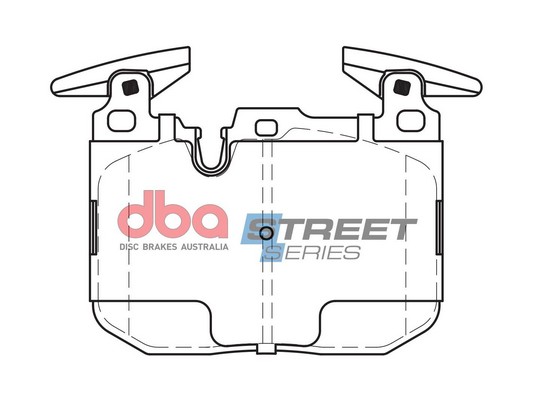 DBA Australia Raceing-piduriklotsi komplekt DB2299XP