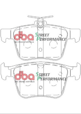 DBA Australia Raceing-piduriklotsi komplekt DB2415SP
