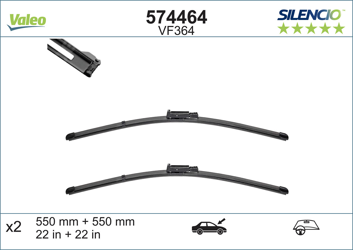 VALEO Pyyhkijänsulka 574464