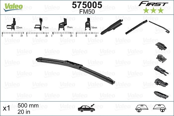 VALEO Pyyhkijänsulka 575005