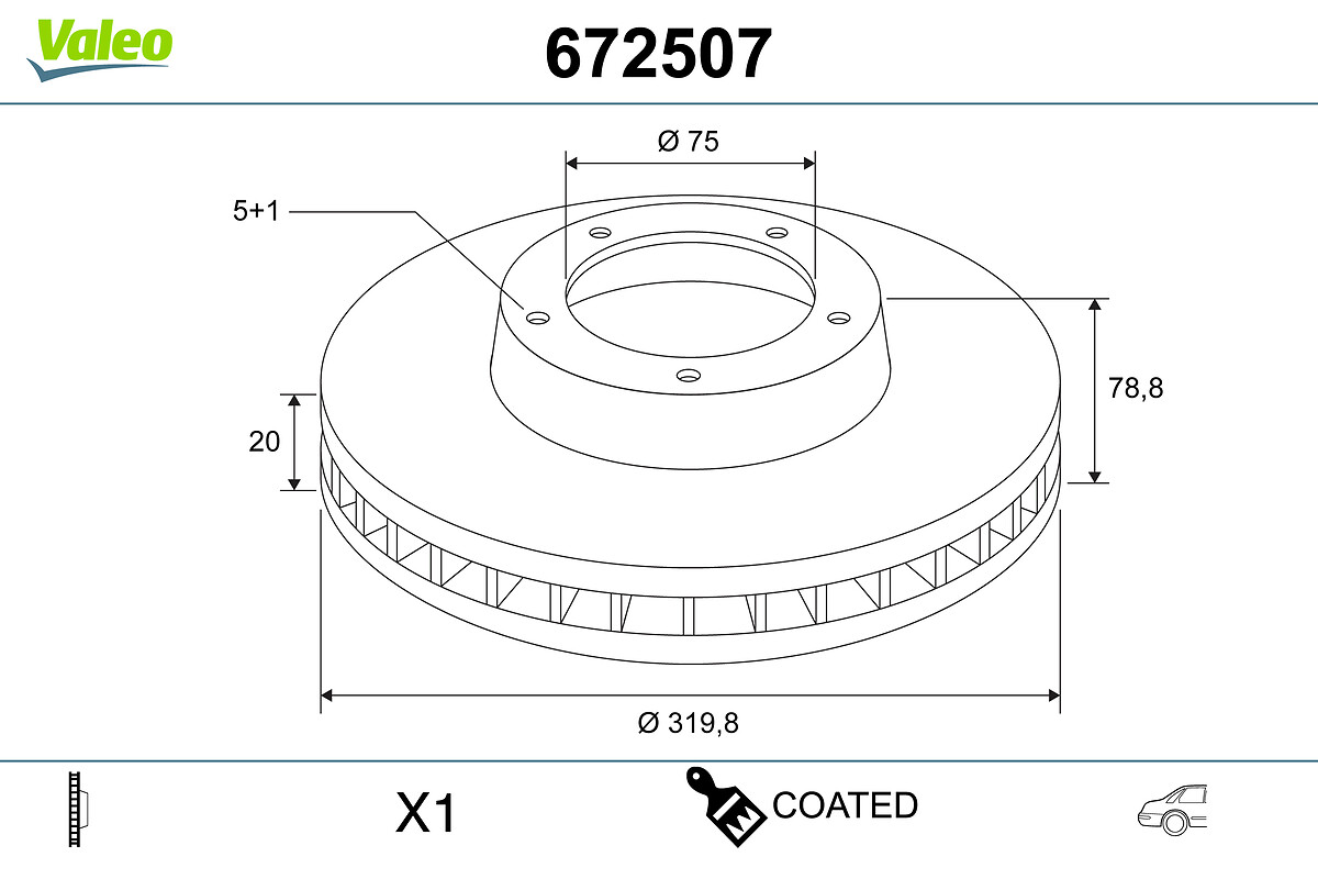 VALEO Piduriketas 672507