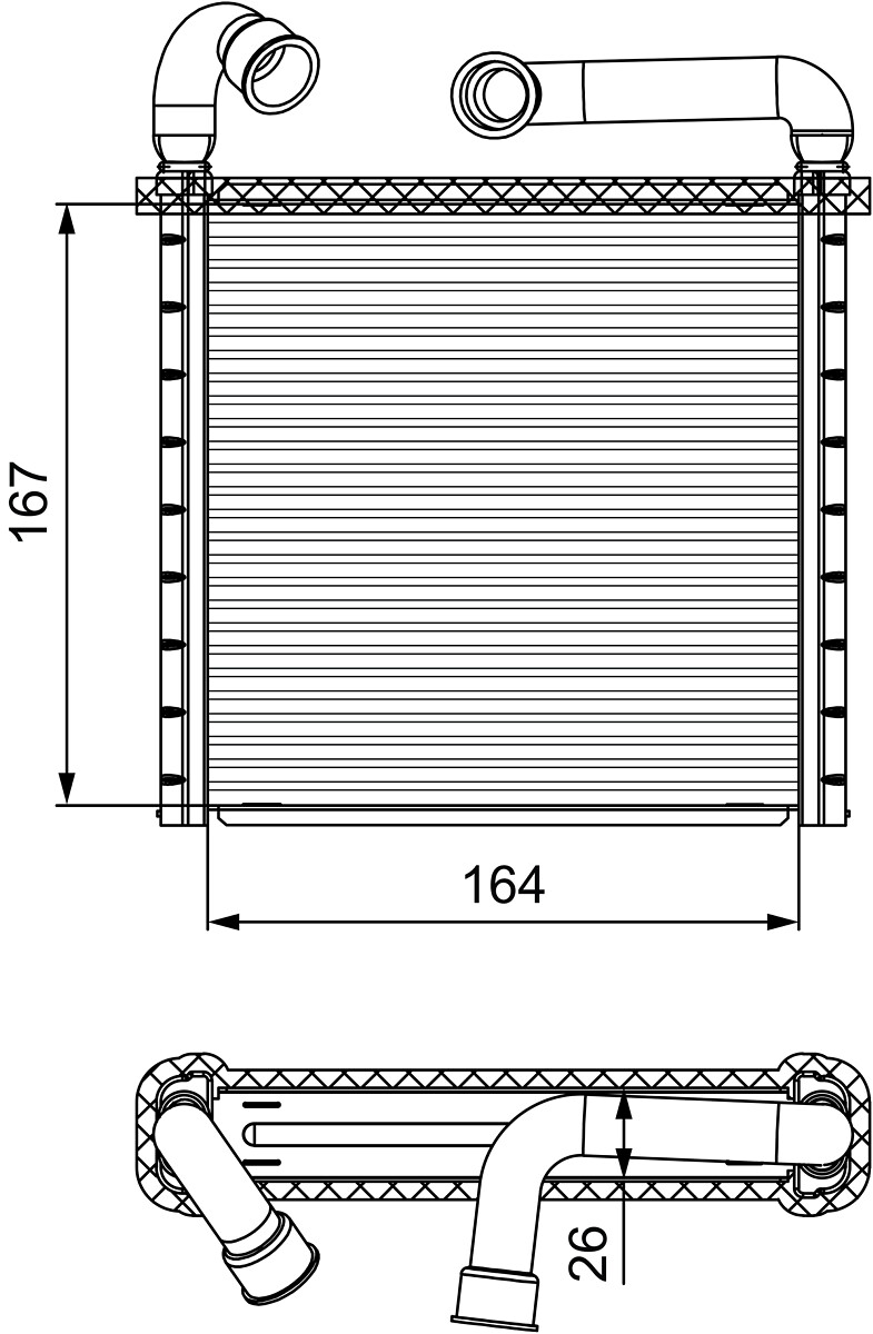 VALEO Lämmityslaitteen kenno 811506