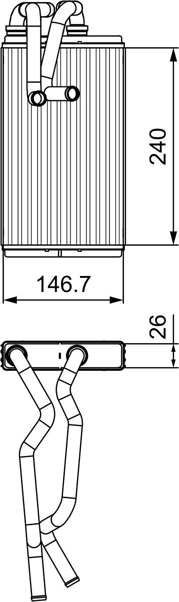 VALEO Lämmityslaitteen kenno 811525