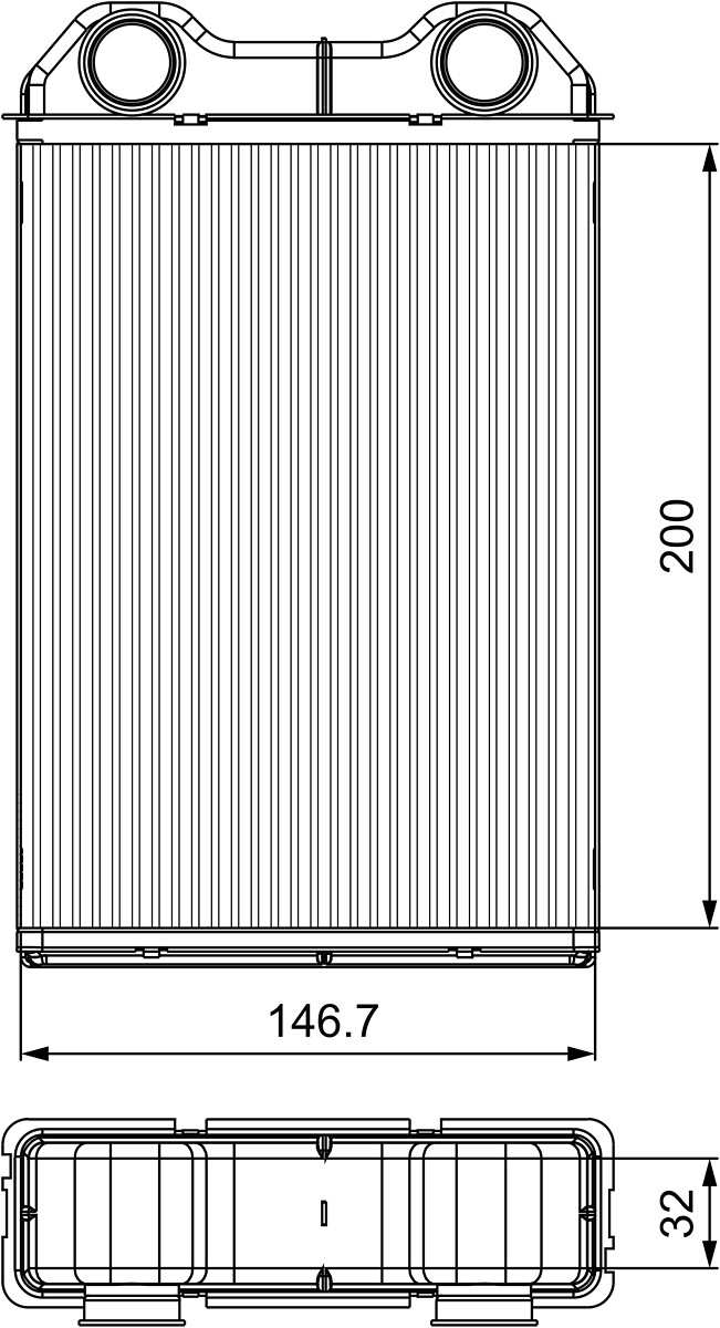 VALEO Soojusvaheti,salongiküte 811533