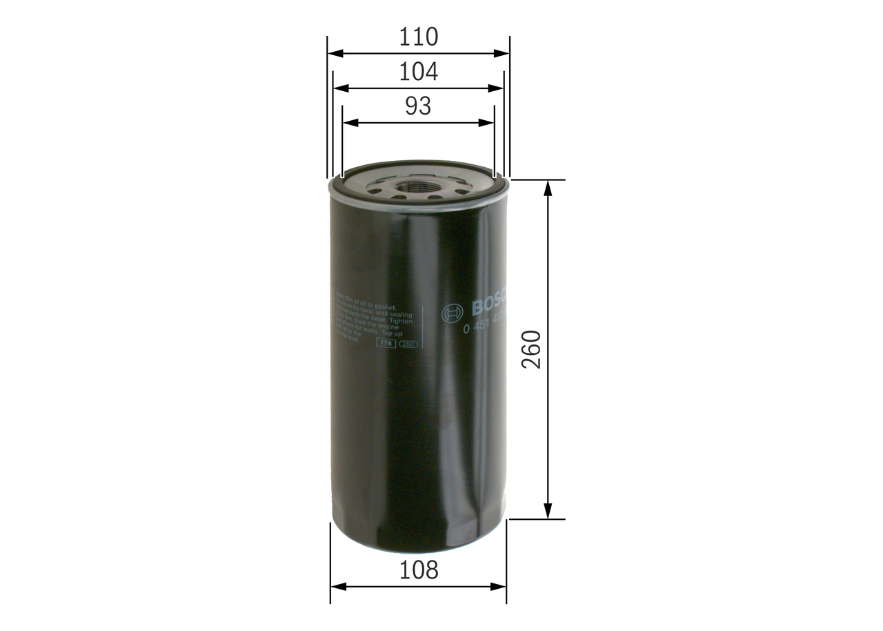 BOSCH Õlifilter 0 451 403 001