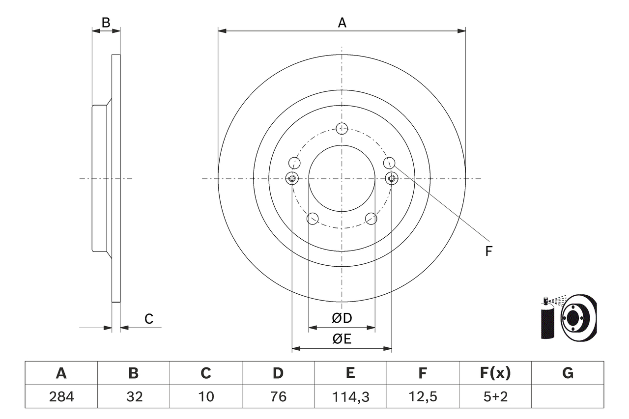 BOSCH Piduriketas 0 986 479 J22