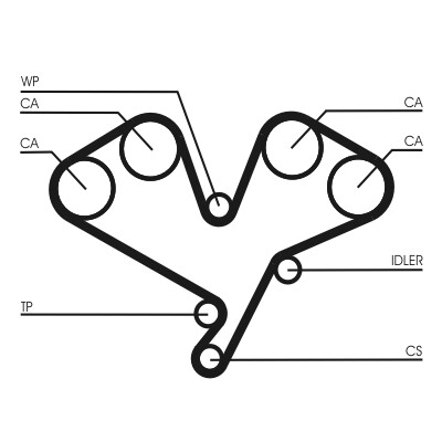 CONTINENTAL CTAM Kuggrem CT1113