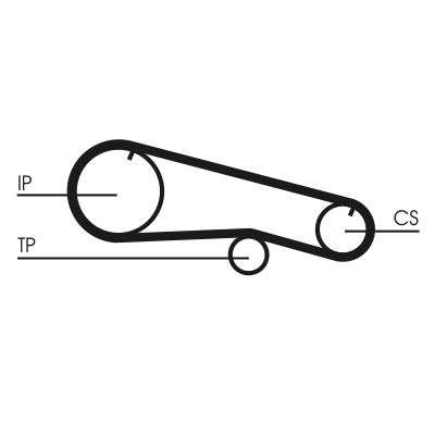 CONTINENTAL CTAM Pasek rozrządu CT668