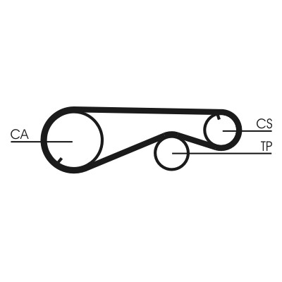CONTINENTAL CTAM Pasek rozrządu CT673