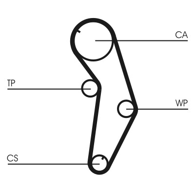 CONTINENTAL CTAM Kuggrem CT821