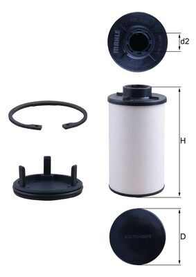 KNECHT Hüdraulikafilter,automaatkäigukast HX 286 KIT