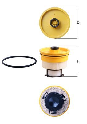 KNECHT Kütusefilter KX 716D