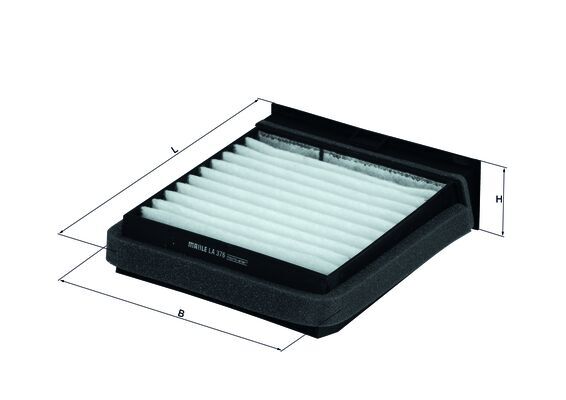 KNECHT Suodatin, sisäilma LA 376