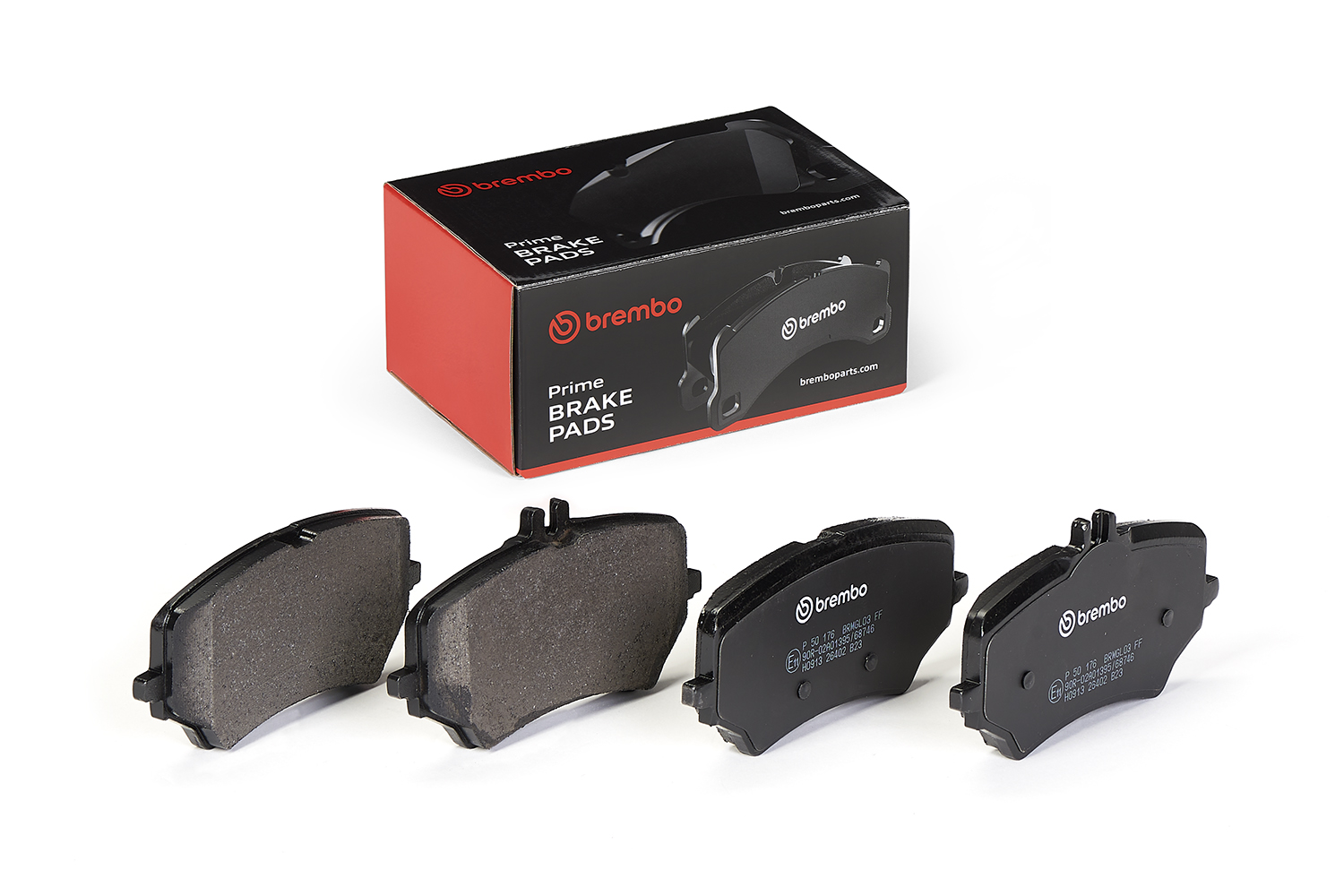 BREMBO Zestaw klocków hamulcowych, hamulce tarczowe P 50 176