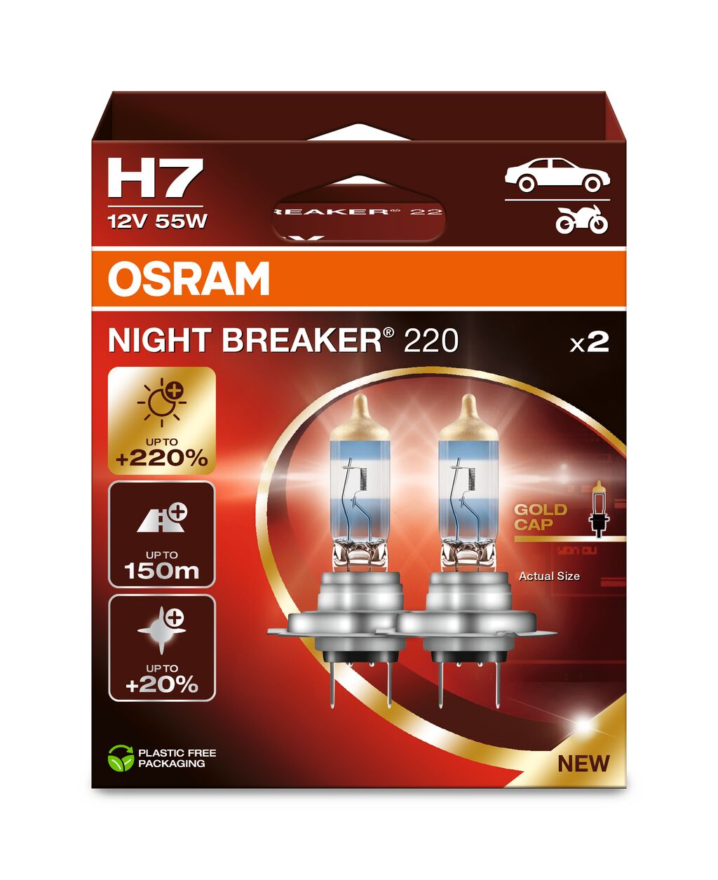 ams-OSRAM Polttimo, kaukovalo 64210NB220-2HB