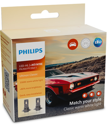 PHILIPS Glödlampa, fjärrstrålkastare 11972U2510C2