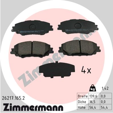 ZIMMERMANN Jarrupala, levyjarru 26217.165.2