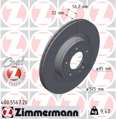 ZIMMERMANN Piduriketas 400.5567.20