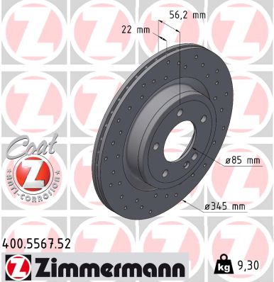 ZIMMERMANN Piduriketas 400.5567.52