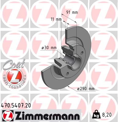 ZIMMERMANN Piduriketas 470.5407.20