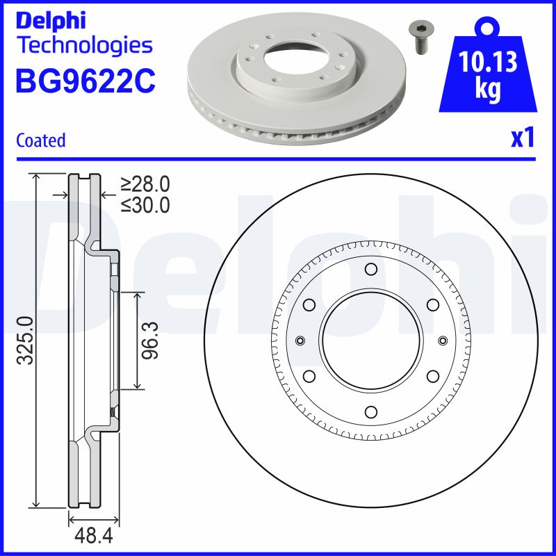 DELPHI Piduriketas BG9622C