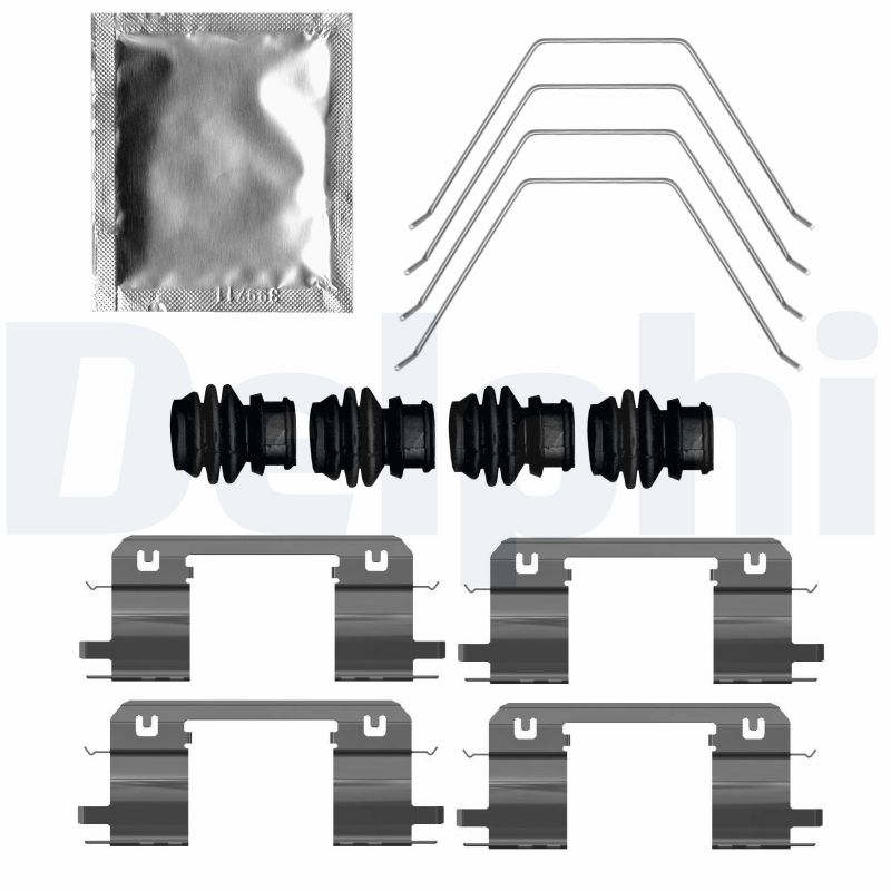 DELPHI Lisakomplekt, ketaspiduriklotsid LX0788