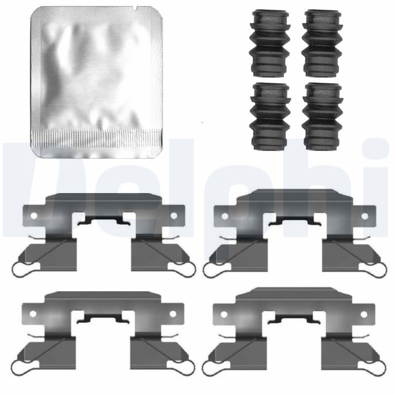 DELPHI Lisakomplekt, ketaspiduriklotsid LX0802