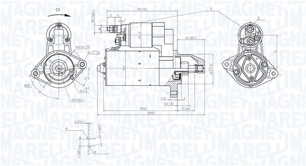 MAGNETI MARELLI Rozrusznik 063721535010