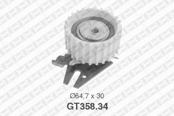 SNR Pingutusrull,Hammasrihm GT358.34