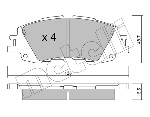 METELLI Jarrupala, levyjarru 22-1410-0