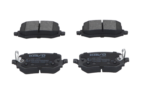 KAVO PARTS Piduriklotside komplekt, ketaspidur KBP-10095
