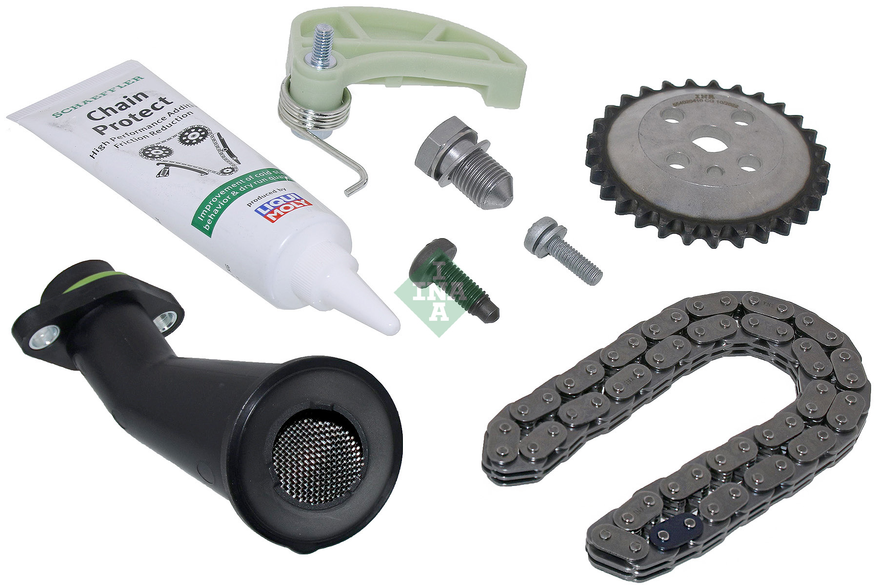 Schaeffler INA grandinių rinkinys, alyvos siurblio pavara 558 0067 10