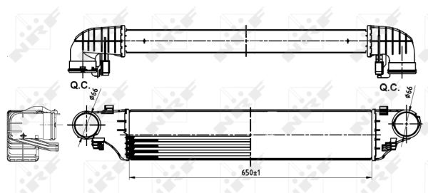 NRF Intercooler 30164A