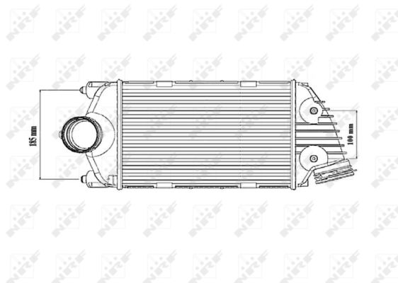 NRF Intercooler 30186