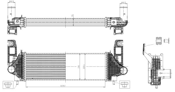 NRF Intercooler 309058