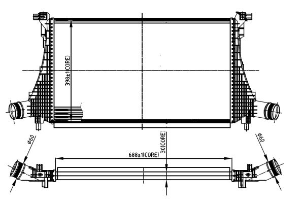 NRF Intercooler 309059