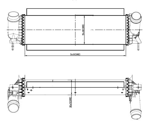 NRF Intercooler 309061