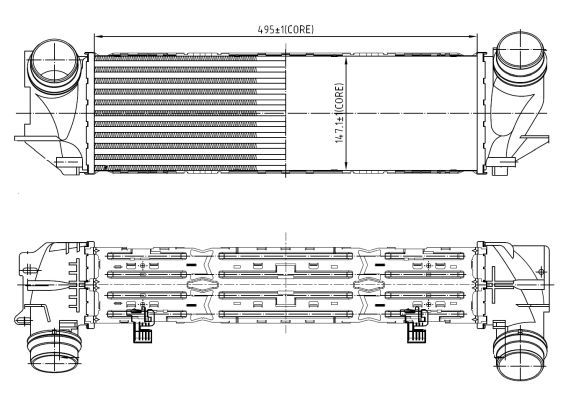 NRF Intercooler 309065