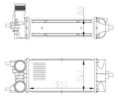NRF Intercooler 309071