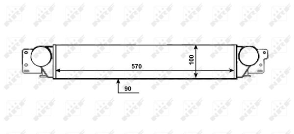 NRF Intercooler 309087