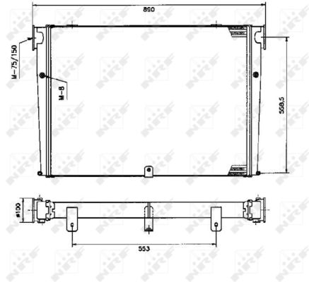 NRF Intercooler 309345