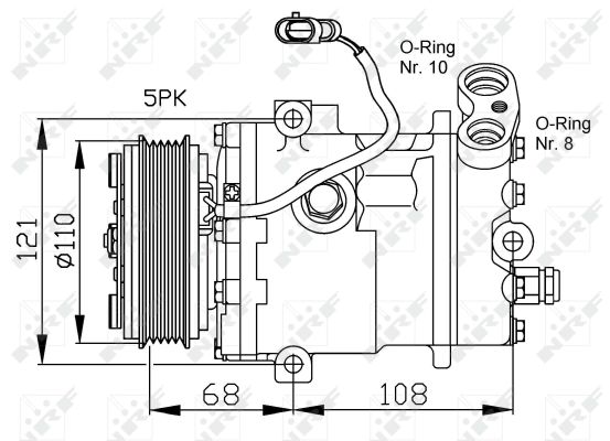 NRF Kompressor,kliimaseade 32197