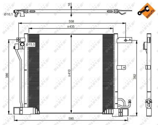 NRF Kondensaator,kliimaseade 350040