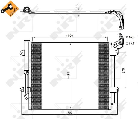 NRF Kondensaator,kliimaseade 350054