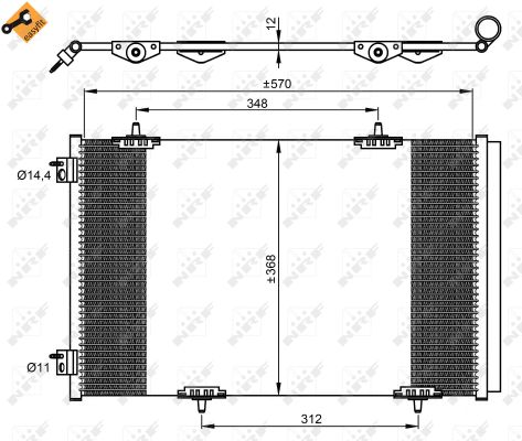 NRF Kondensaator,kliimaseade 350066