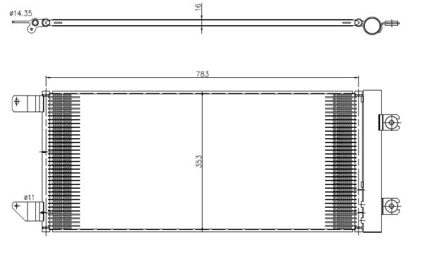 NRF Lauhdutin, ilmastointilaite 350452