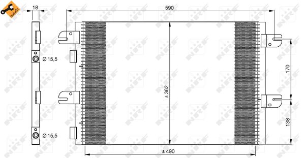 NRF Kondensor, klimatanläggning 35792